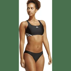 3-Streifen Bikini Damen Bikini