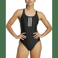 3-Streifen Rubber Graphic Damen Badeanzug