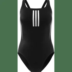3-Streifen Rubber Graphic Damen Badeanzug