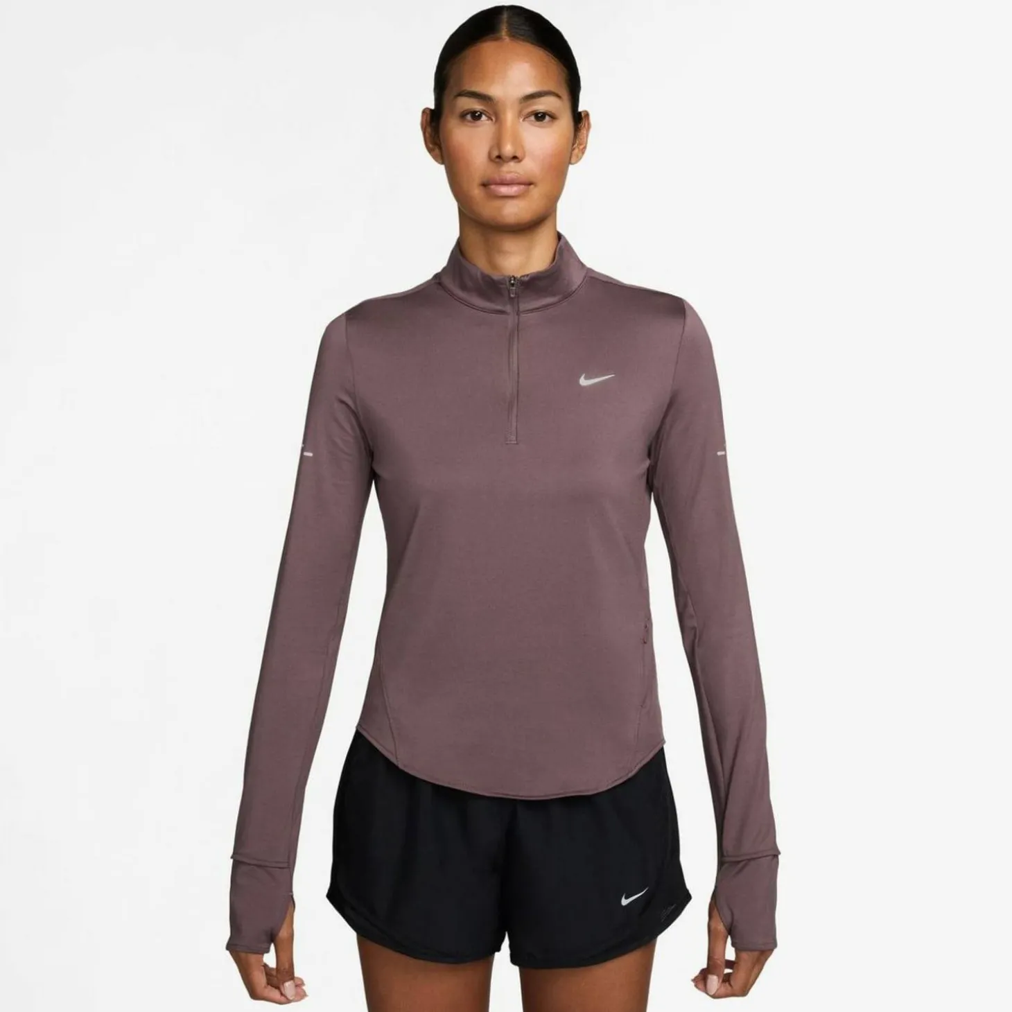 Swift Dri-Fit UV 1/4-Zip Damen T-Shirt