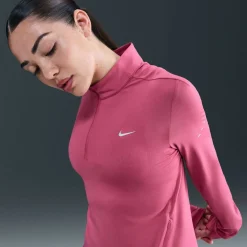 Swift Dri-Fit UV 1/4-Zip Damen T-Shirt