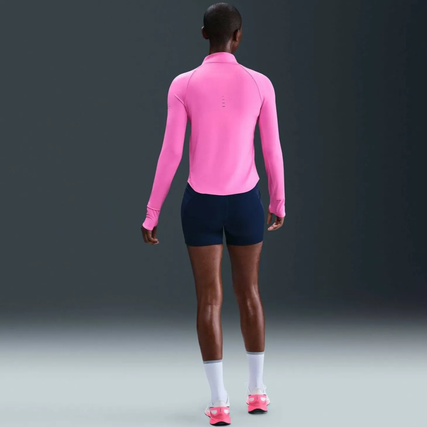 Swift Dri-Fit UV 1/4-Zip Damen T-Shirt