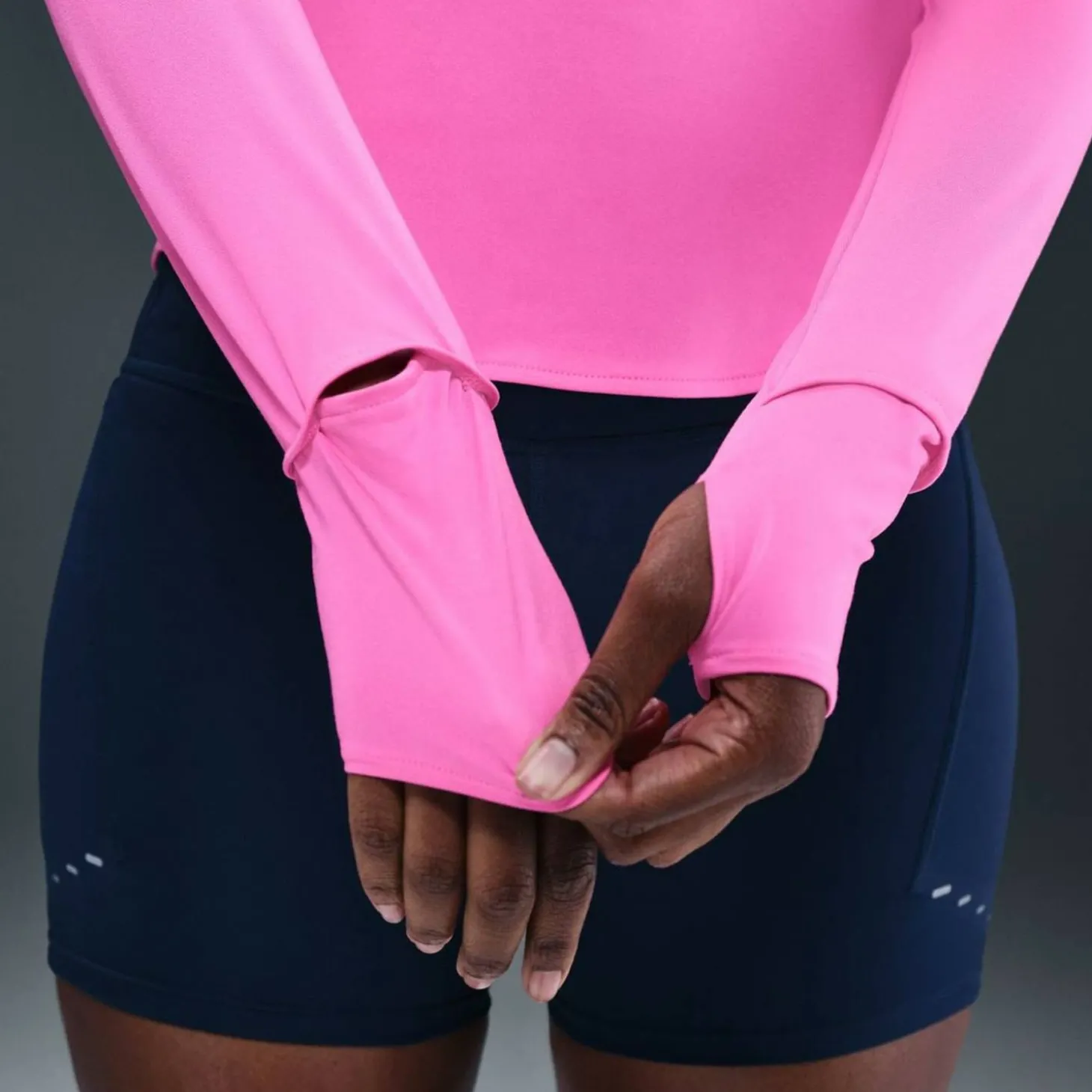 Swift Dri-Fit UV 1/4-Zip Damen T-Shirt