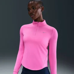 Swift Dri-Fit UV 1/4-Zip Damen T-Shirt