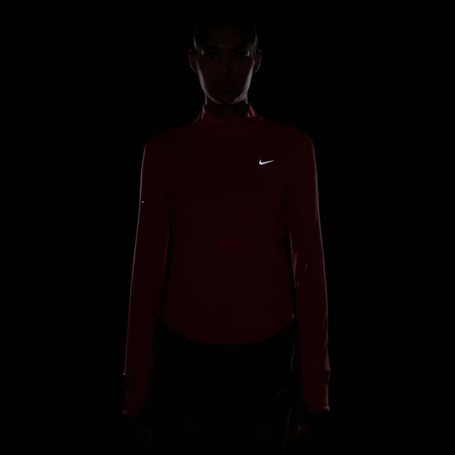 Swift Dri-Fit UV 1/4-Zip Damen T-Shirt