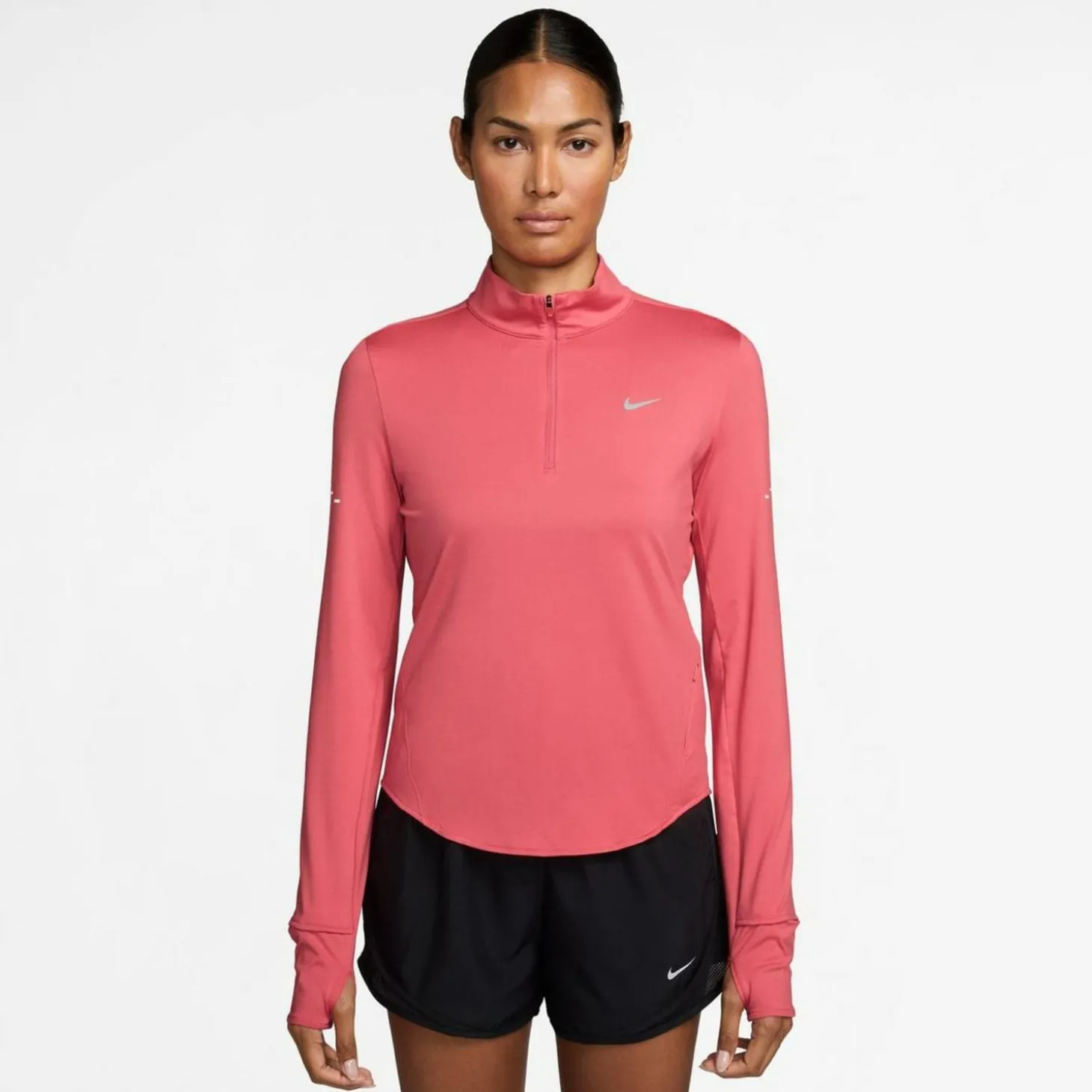 Swift Dri-Fit UV 1/4-Zip Damen T-Shirt