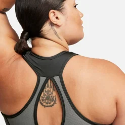 Swoosh High Support Non-Padded Adjustable Damen Bustier