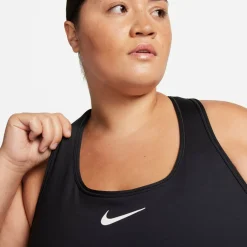 Swoosh High Support Non-Padded Adjustable Damen Bustier