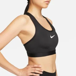 Swoosh High Support Non-Padded Adjustable Damen Bustier