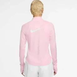 Tempo Swoosh Run Dri-Fit 1/4-Zip Damen T-Shirt
