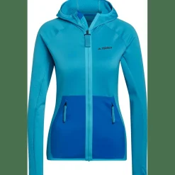 Terrex Tech Lite Hooded Hiking Fleecejacke Damen Sweatshirt