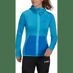 Terrex Tech Lite Hooded Hiking Fleecejacke Damen Sweatshirt