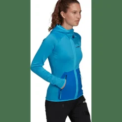 Terrex Tech Lite Hooded Hiking Fleecejacke Damen Sweatshirt