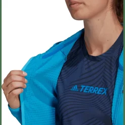 Terrex Tech Lite Hooded Hiking Fleecejacke Damen Sweatshirt