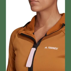 Terrex Tech Lite Hooded Hiking Fleecejacke Damen Sweatshirt