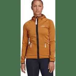 Terrex Tech Lite Hooded Hiking Fleecejacke Damen Sweatshirt