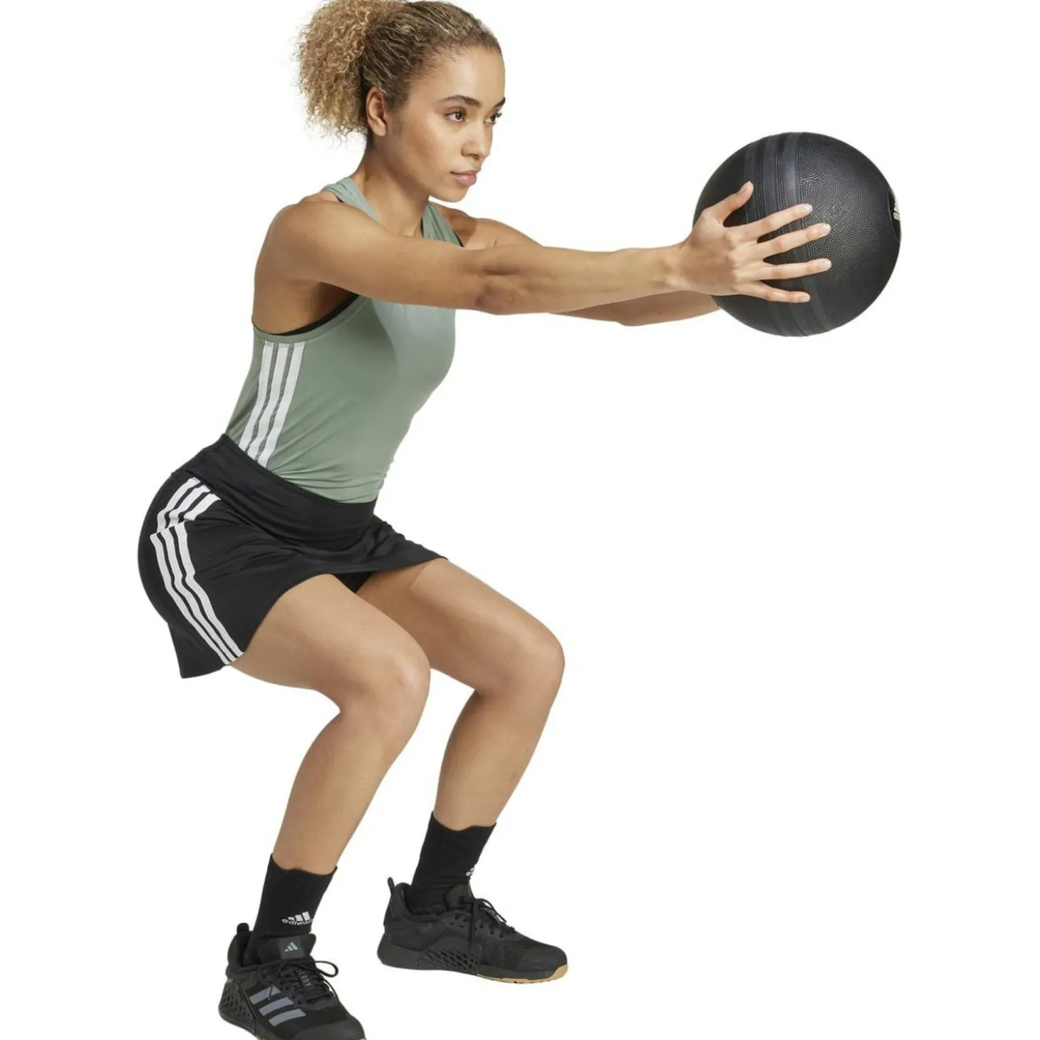 Train Essentials 3-Streifen Workout Damen T-Shirt