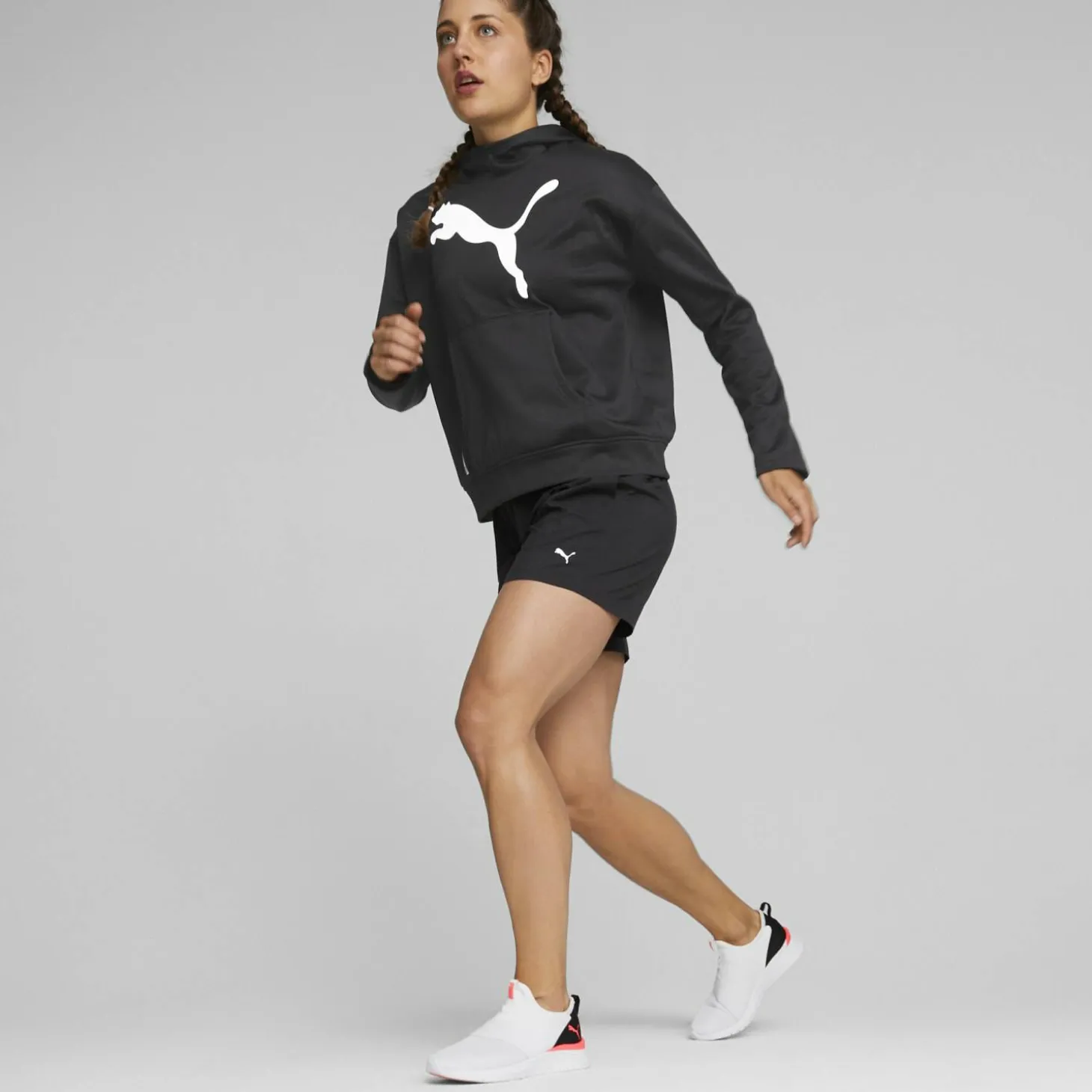 Train Favorite Pwr Fleece Po Damen Kapuzensweater