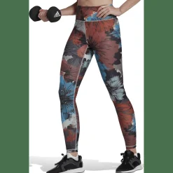 Training Essentials Printed High-Waisted Tight Damen Tights
