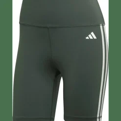 Training Essentials 3-Streifen High-Waisted kurze Tight Damen Tights