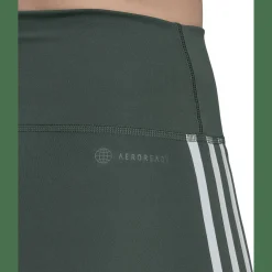 Training Essentials 3-Streifen High-Waisted kurze Tight Damen Tights