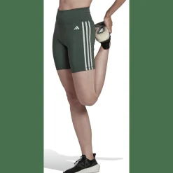 Training Essentials 3-Streifen High-Waisted kurze Tight Damen Tights