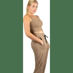 Twist Back Rib Tank Damen Bustier