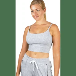 Twist Back Rib Tank Damen Bustier