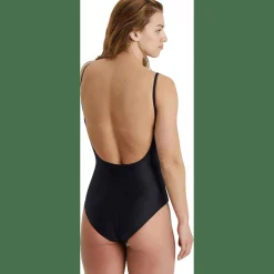 U Back Solid Damen Badeanzug