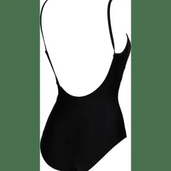 U Back Solid Damen Badeanzug