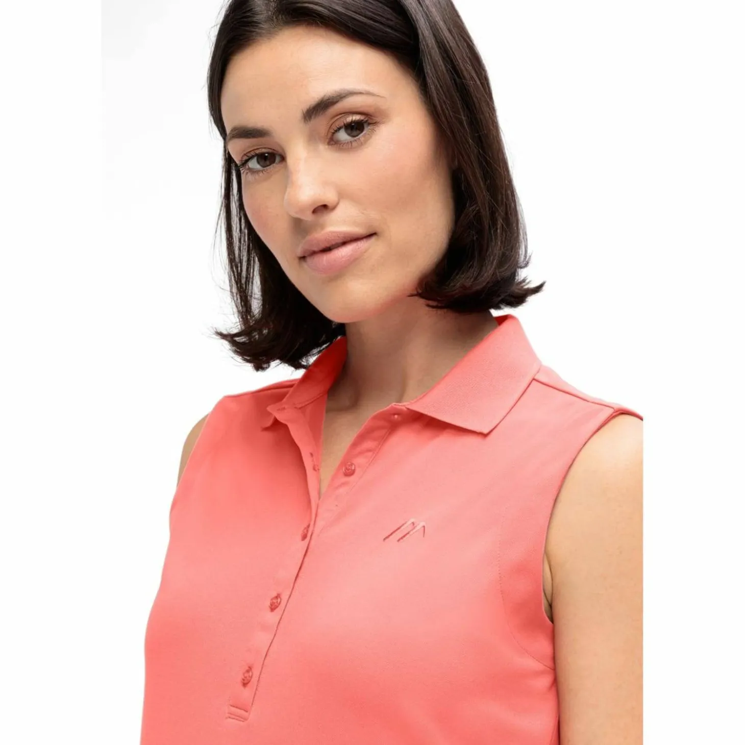 Ulrike Sleeveless Damen Poloshirt