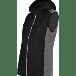 Vest Hybrid Fix Hood Damen Kapuzensweater