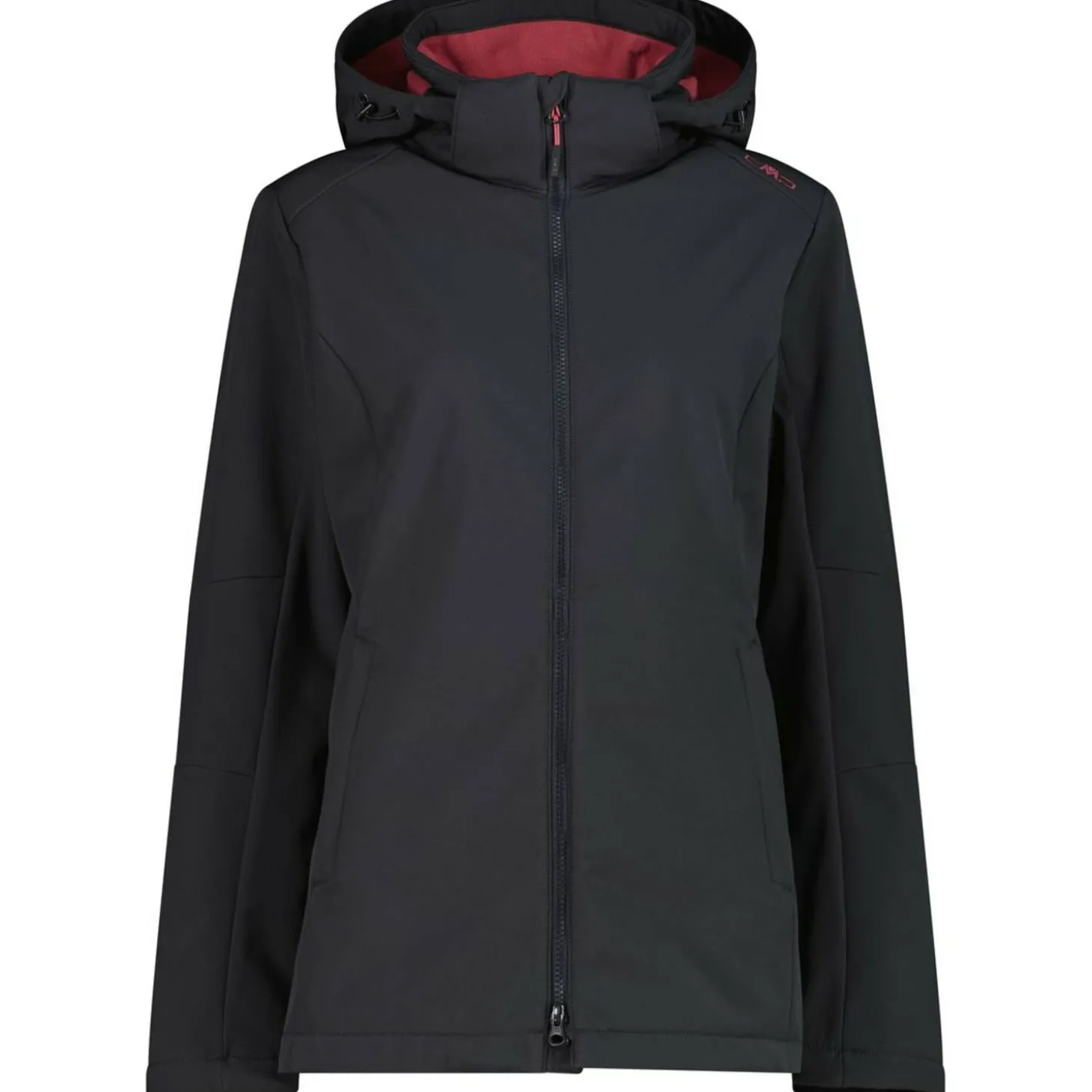 Zip Hood Damen Softshelljacke