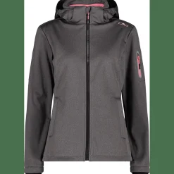 Zip Hood Damen Softshelljacke