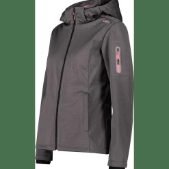 Zip Hood Damen Softshelljacke