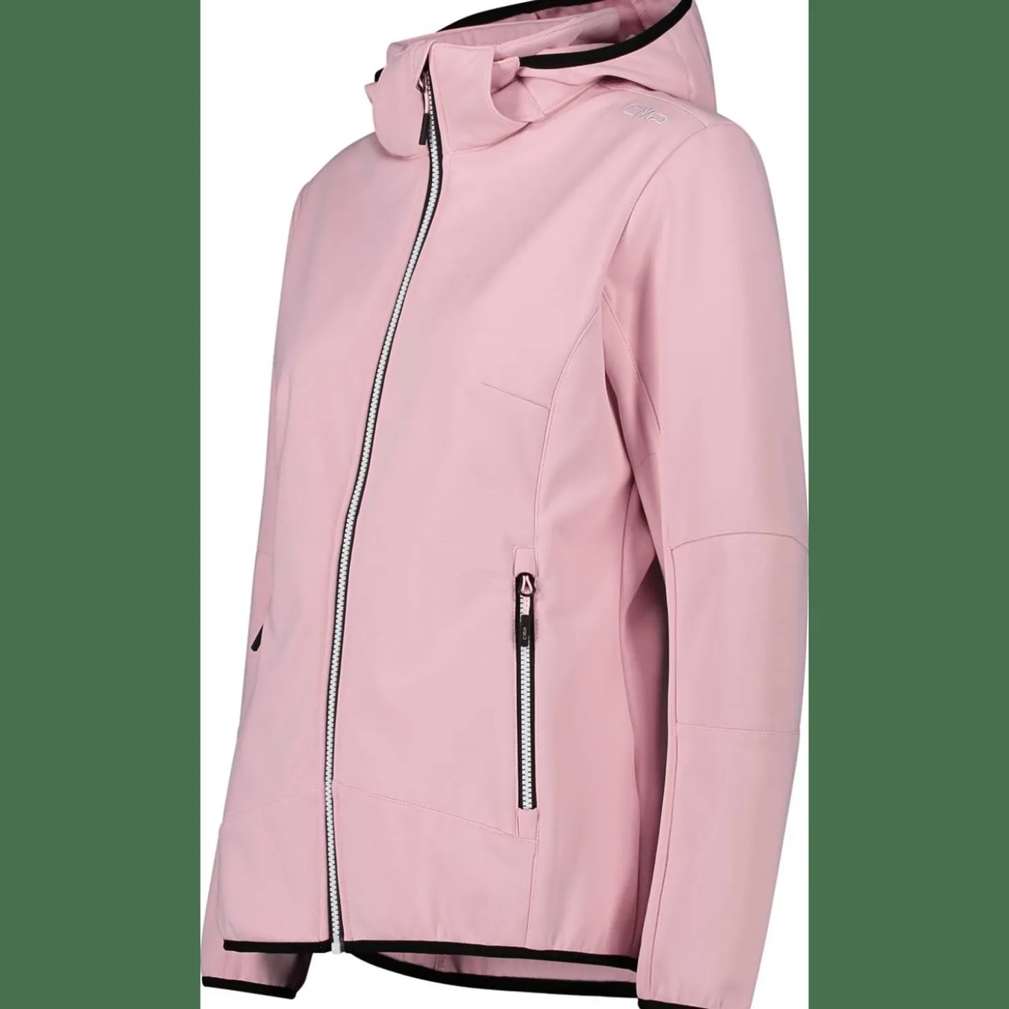 Zip Hood Damen Softshelljacke