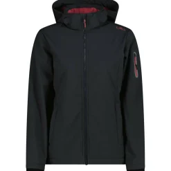 Zip Hood Damen Softshelljacke