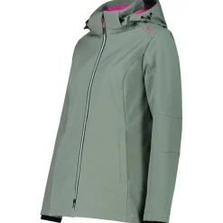 Zip Hood Damen Softshelljacke