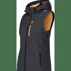 Zip Hood With Detachable Sleeves Damen Softshelljacke