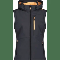 Zip Hood With Detachable Sleeves Damen Softshelljacke