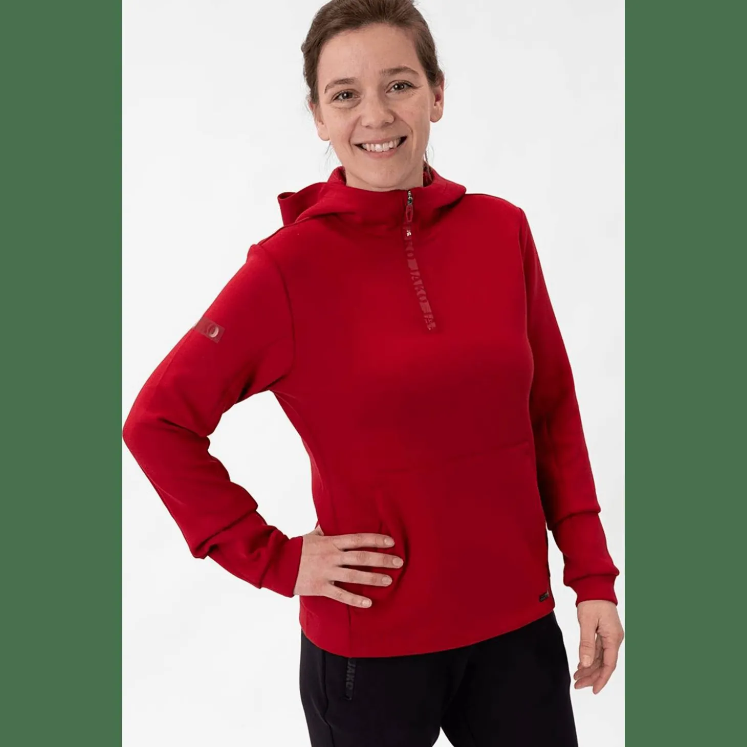 Zip Pro Casual Damen Kapuzensweater